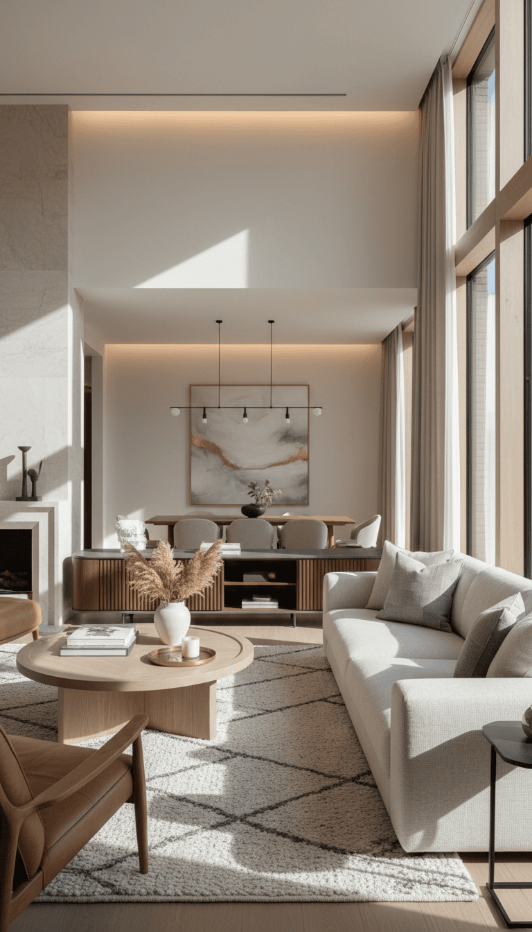 Fotografia de interiores premium para design residencial